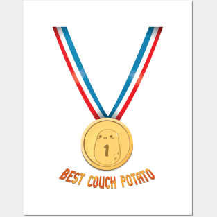 Best Couch Potato Gold Medal Posters and Art